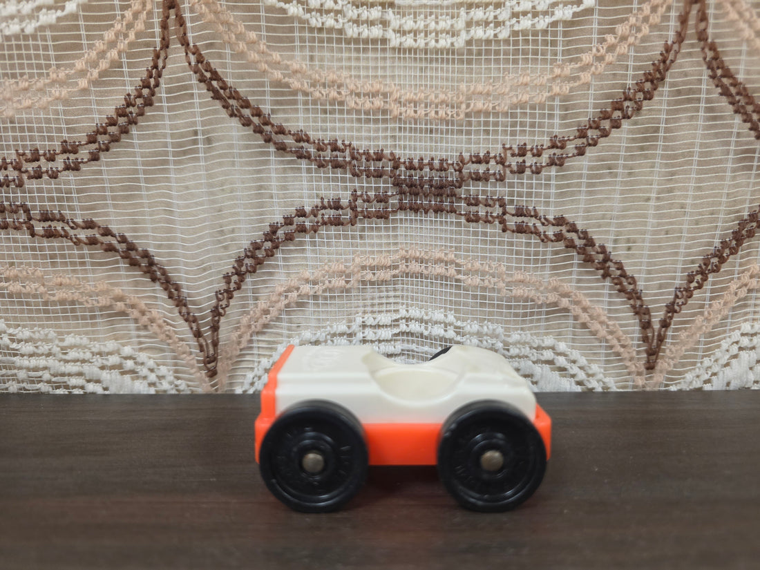 Fisher-Price auto oranje wit