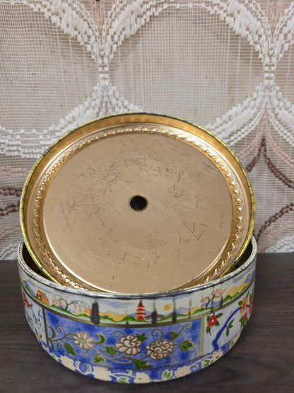Albert Heijn vintage rond koekblik - koektrommel