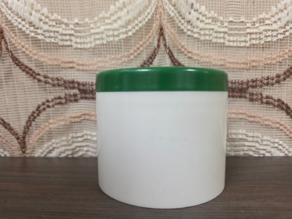 Vintage SENO voorraadpot gele roos