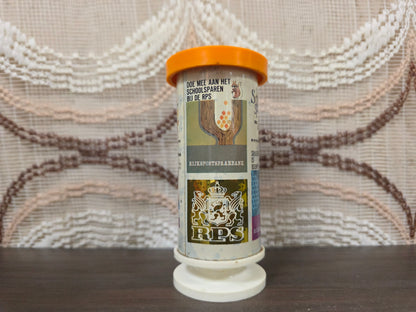 Rijkspostspaarbank schoolsparen vintage spaarpot