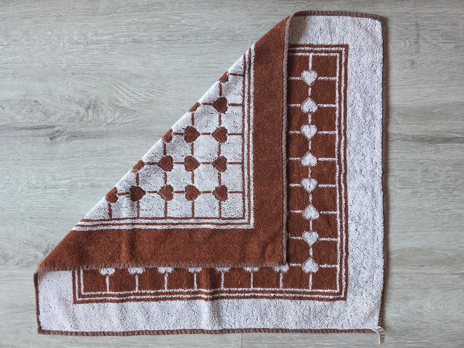 Elias katoenen handdoek bruin