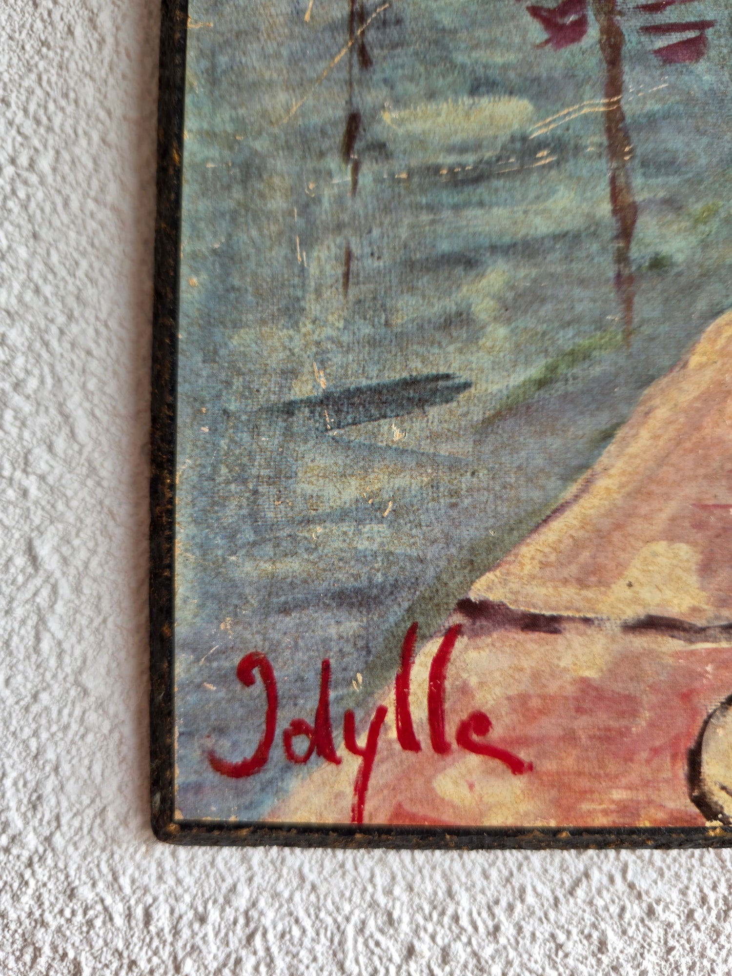 Idylle Falconi prent op hout jongen Parijs
