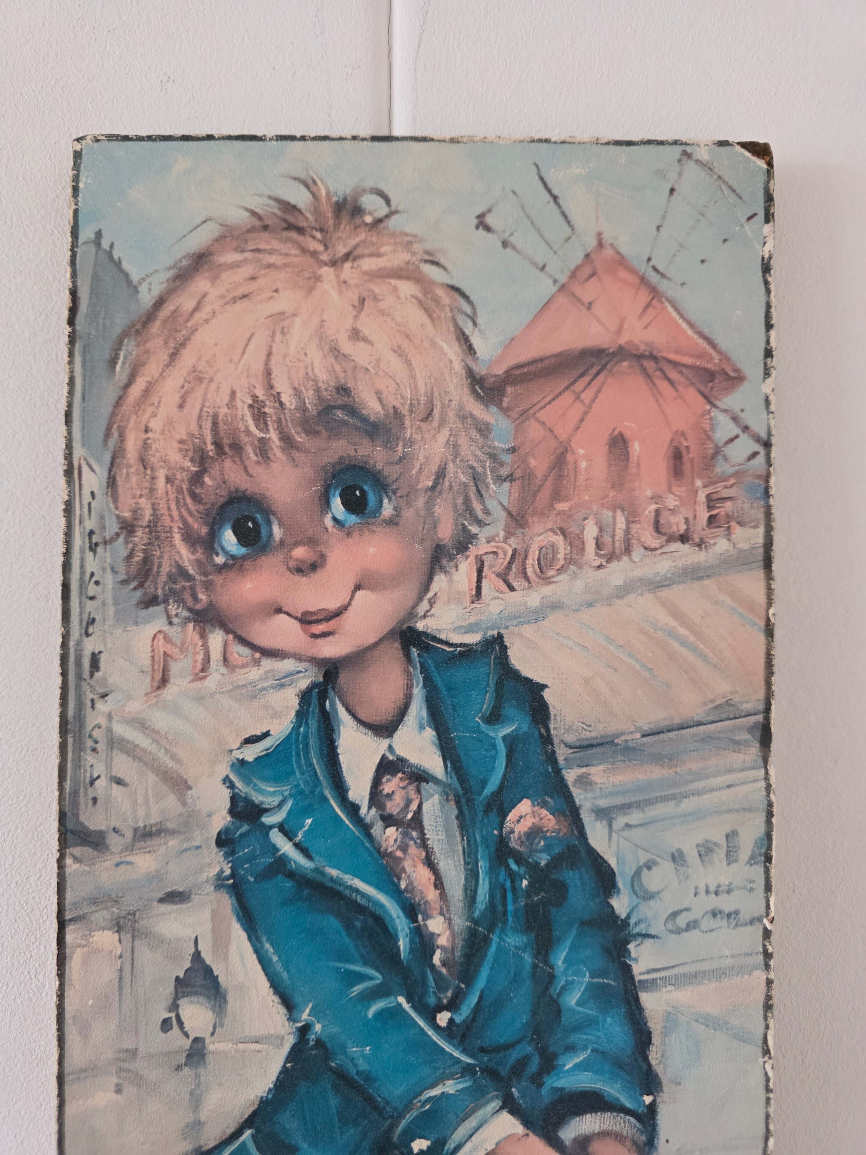 Michel Thomas prent op hout jongen Moulin Rouge