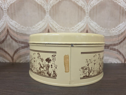 Brabantia koektrommel Flora bruin metaal