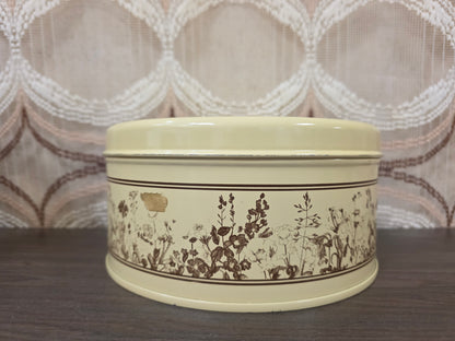 Brabantia koektrommel Flora bruin metaal