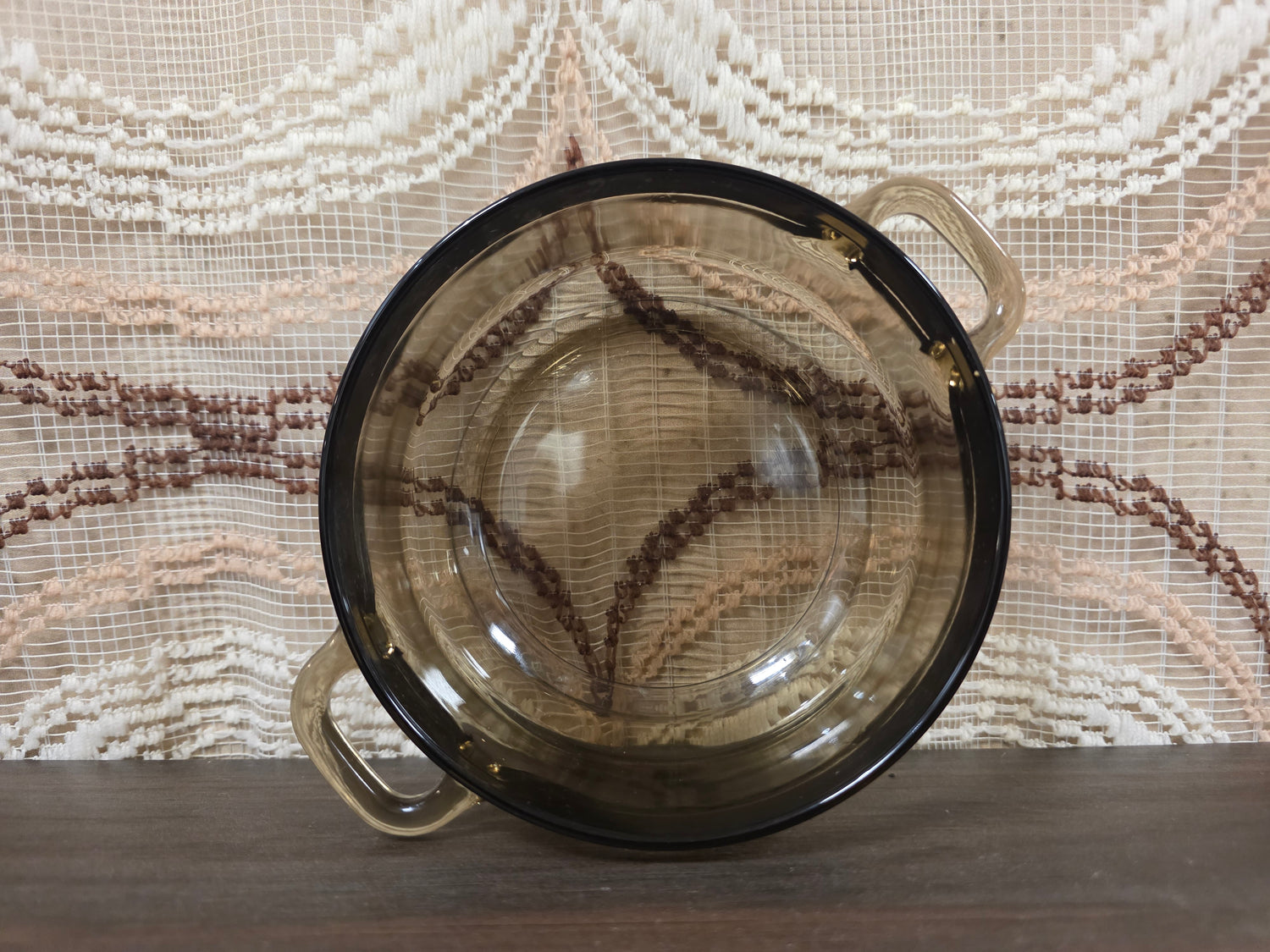 Arcoroc vintage rookglas soepkom