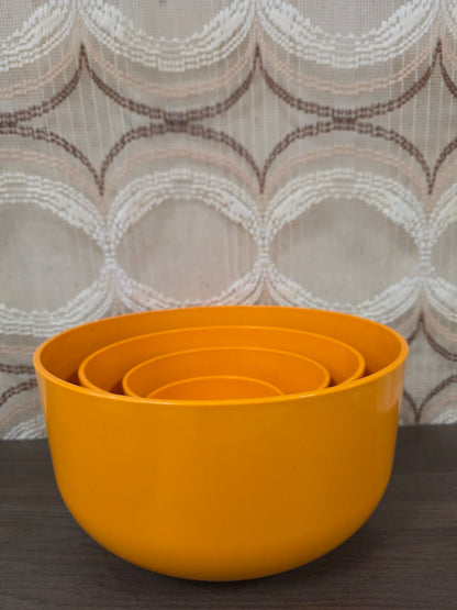 Fixit melamine schalenset oranje 4-delig