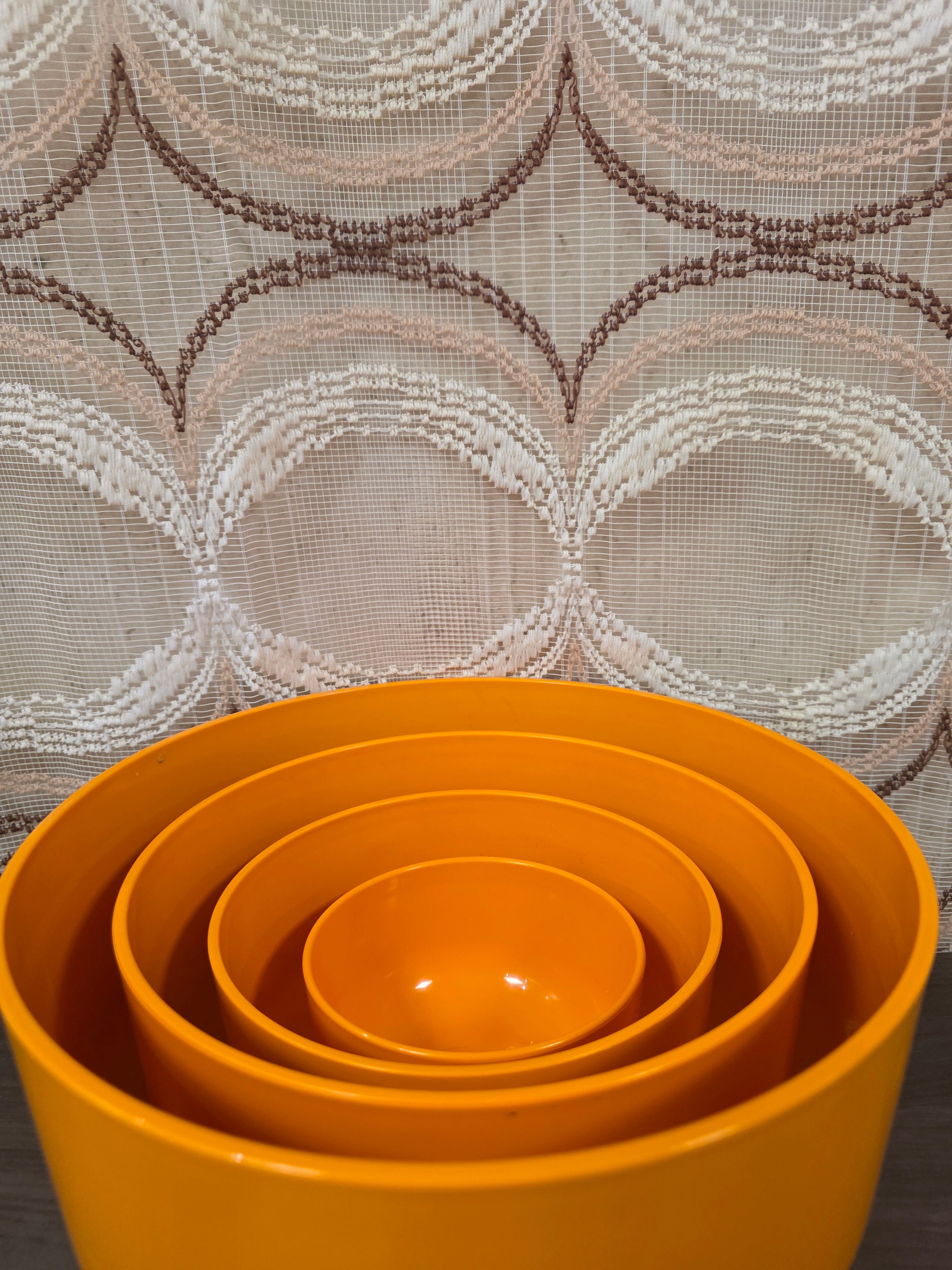 Fixit melamine schalenset oranje 4-delig