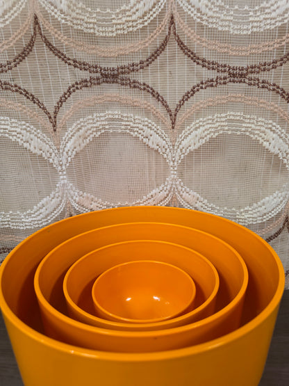 Fixit melamine schalenset oranje 4-delig