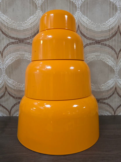 Fixit melamine schalenset oranje 4-delig