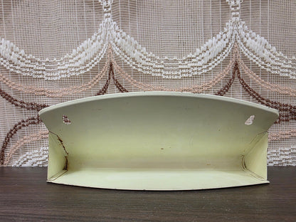 Emaille kammenbakje wit wandmodel