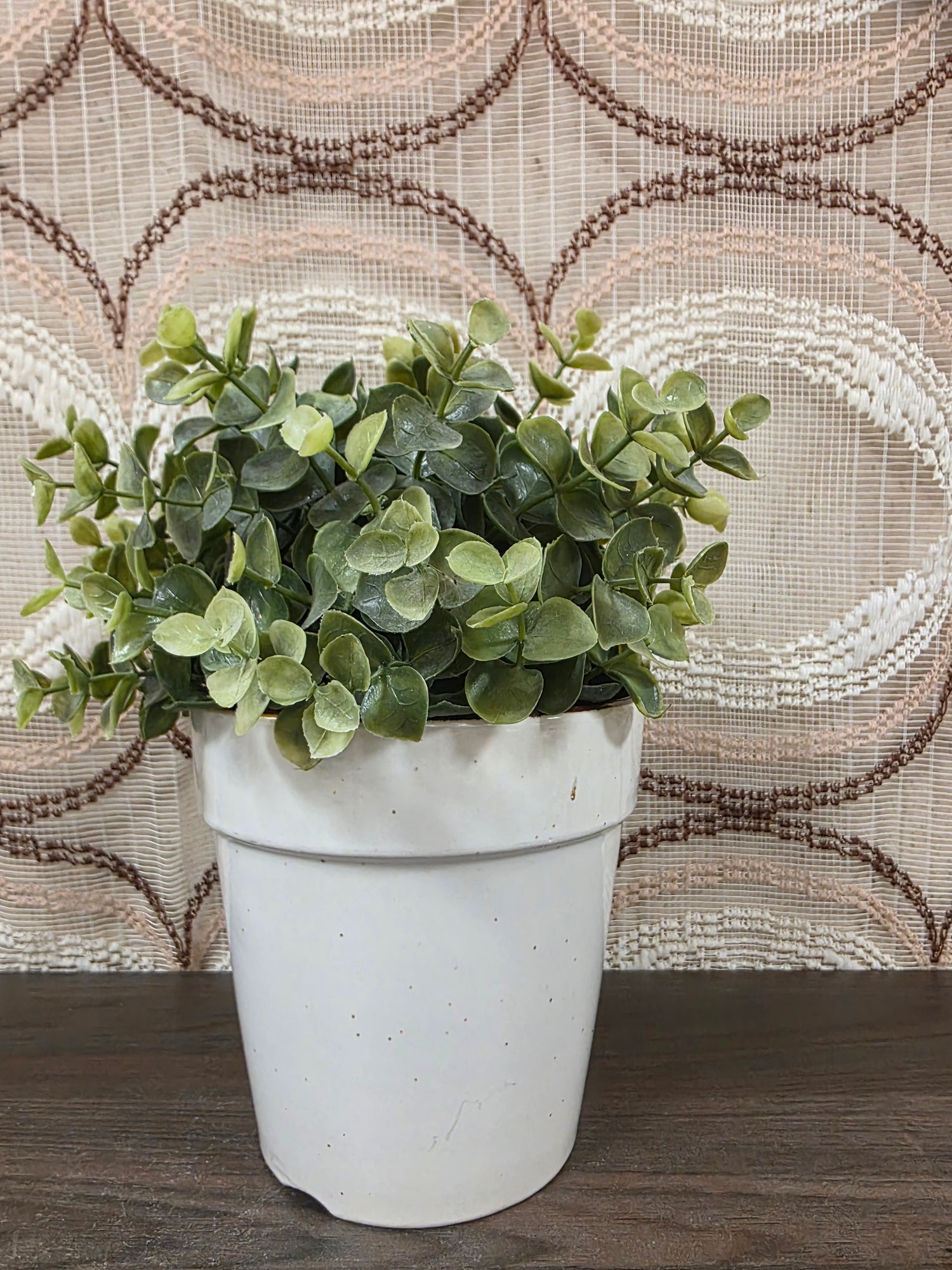 Vintage Wildflower bloempot met rode klaprozen