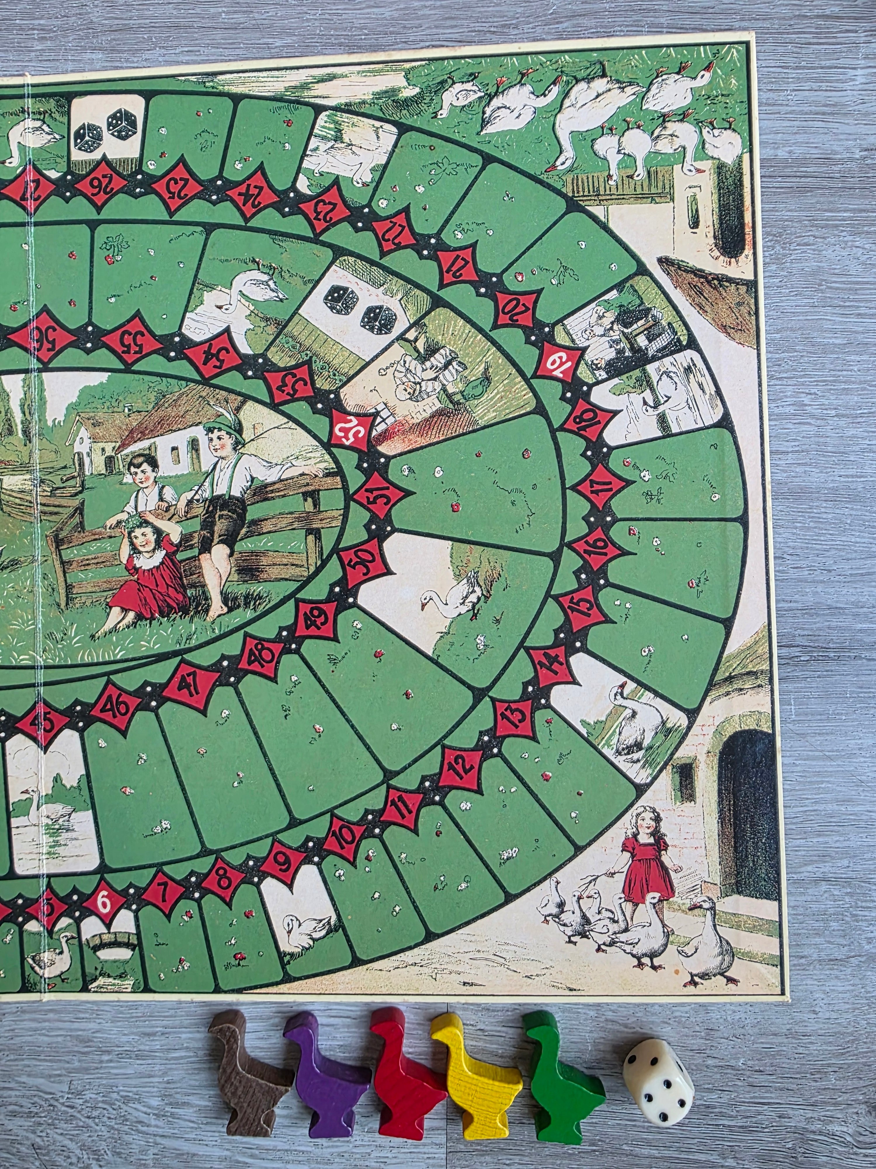 Oudhollandsch ganzenbord spel Algemeen Dagblad