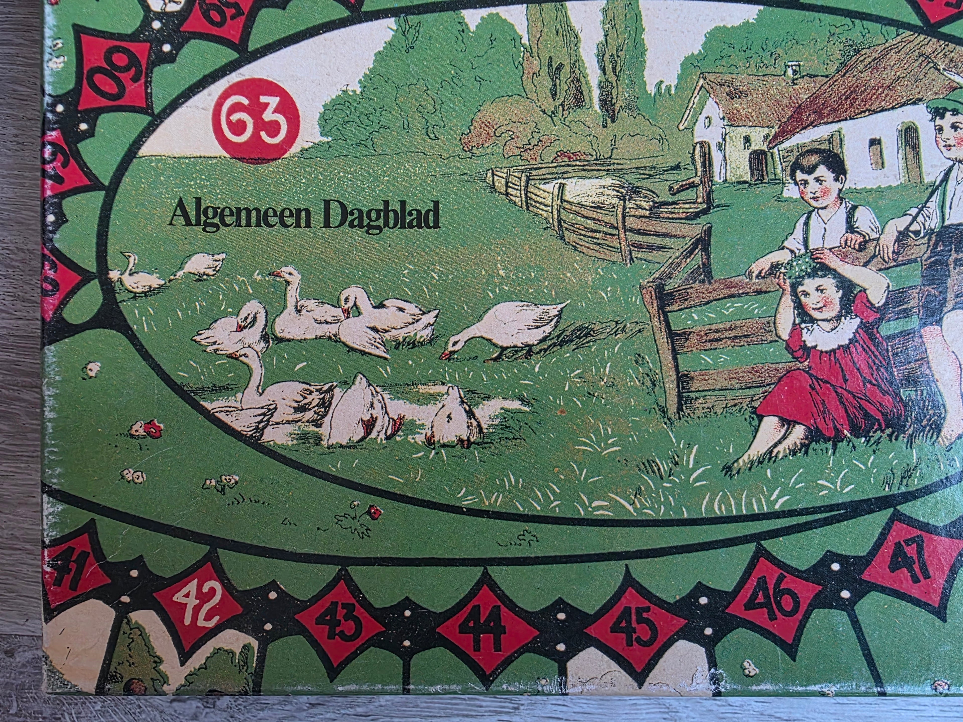 Oudhollandsch ganzenbord spel Algemeen Dagblad