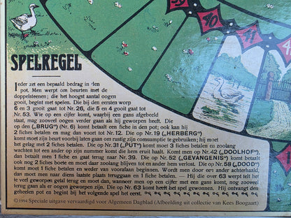 Oudhollandsch ganzenbord spel Algemeen Dagblad