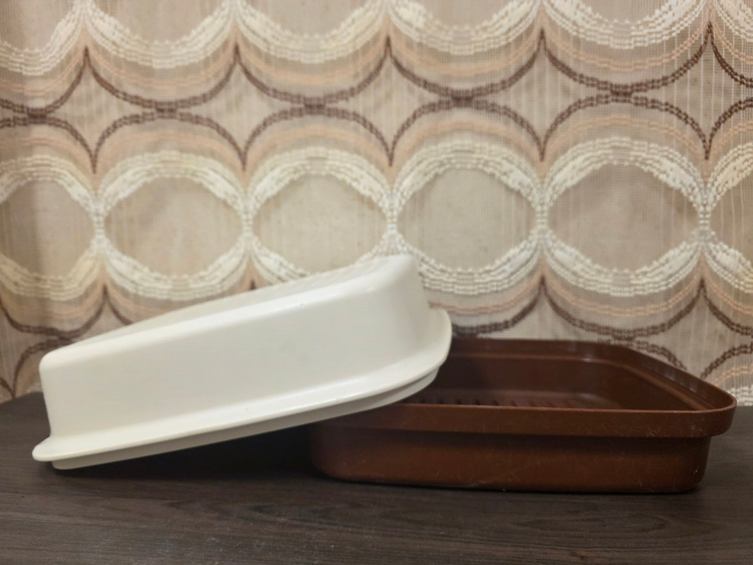 Tupperware Kornuit broodtrommel bruin