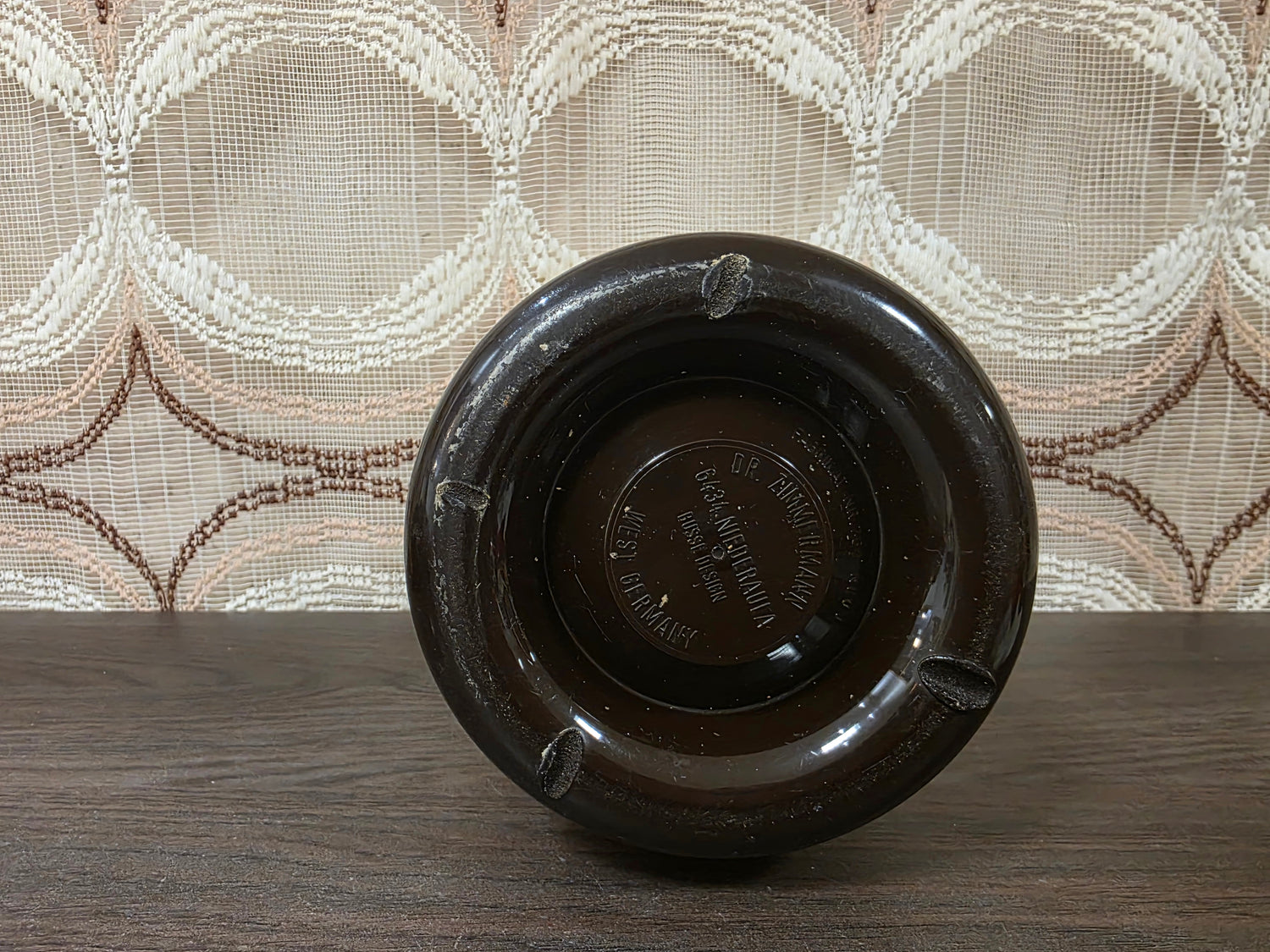 Vintage Zimmermann thermoskan crème bruin
