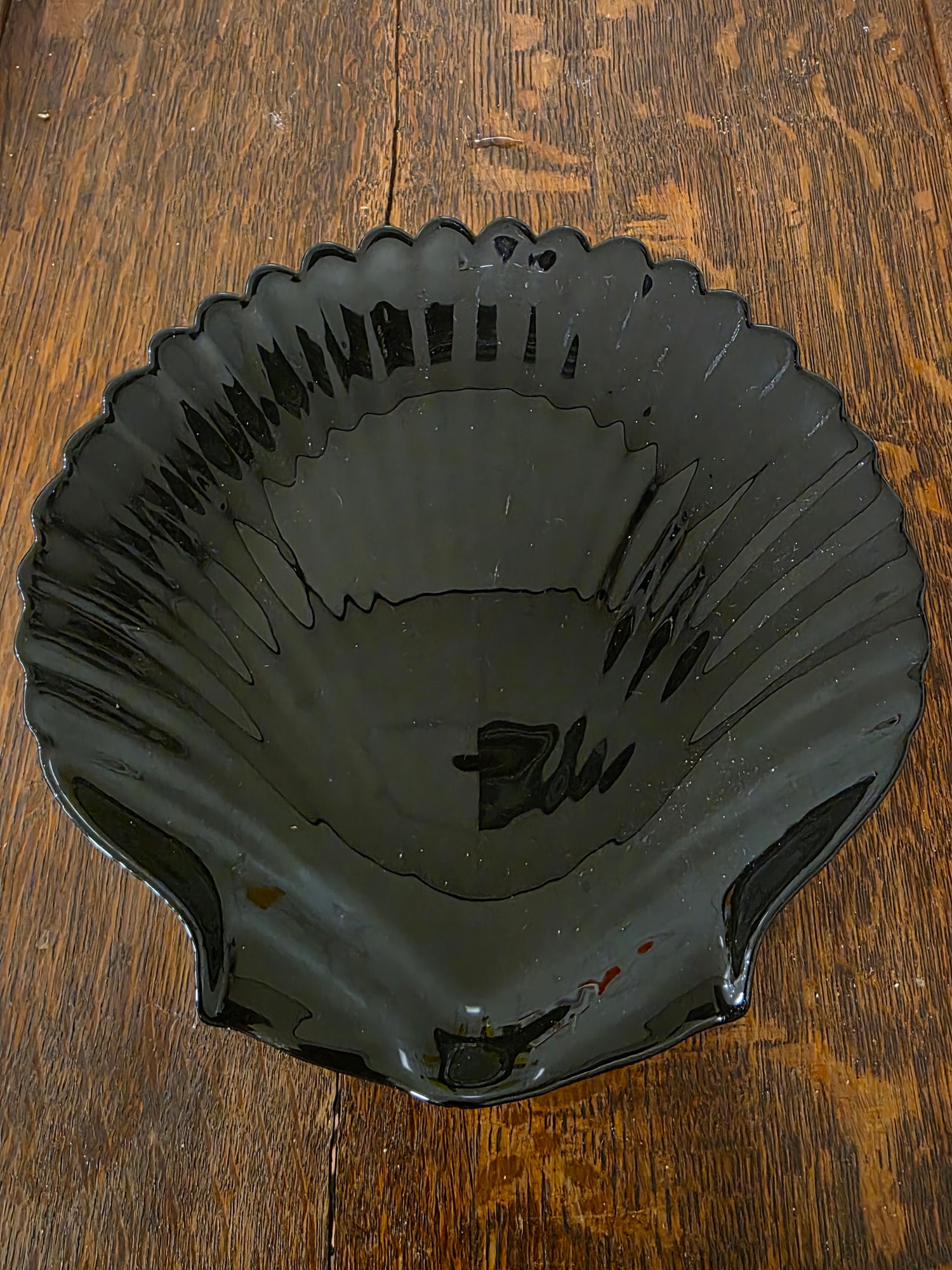 Arcoroc zwart schelp bord 20 cm