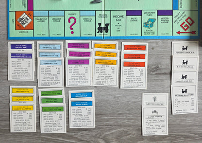 Vintage Monopoly USA Parker Brothers bordspel