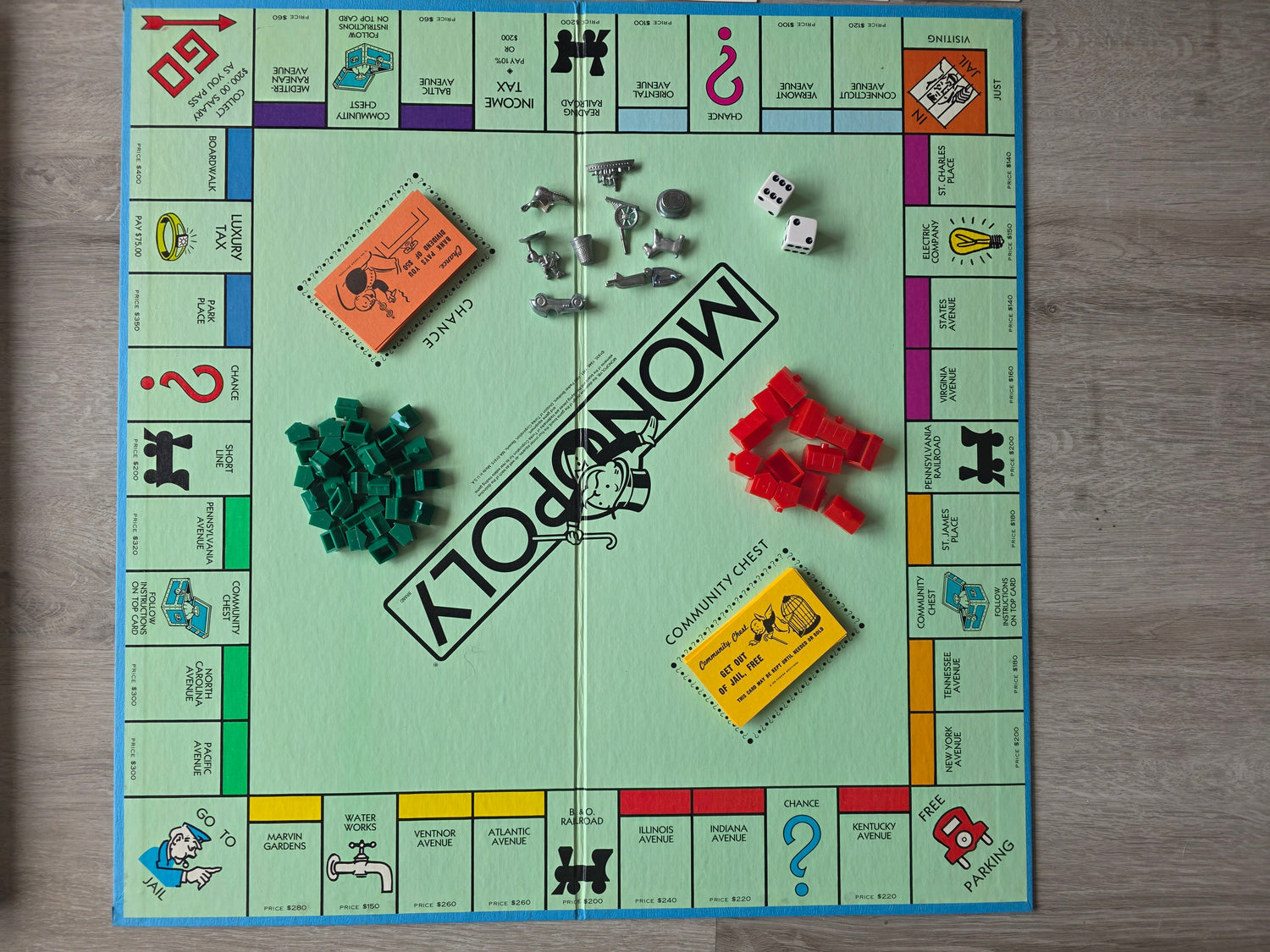 Vintage Monopoly USA Parker Brothers bordspel