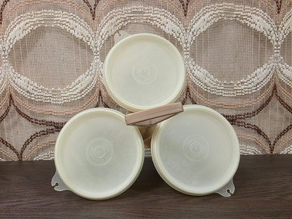 Tupperware trio creme beige