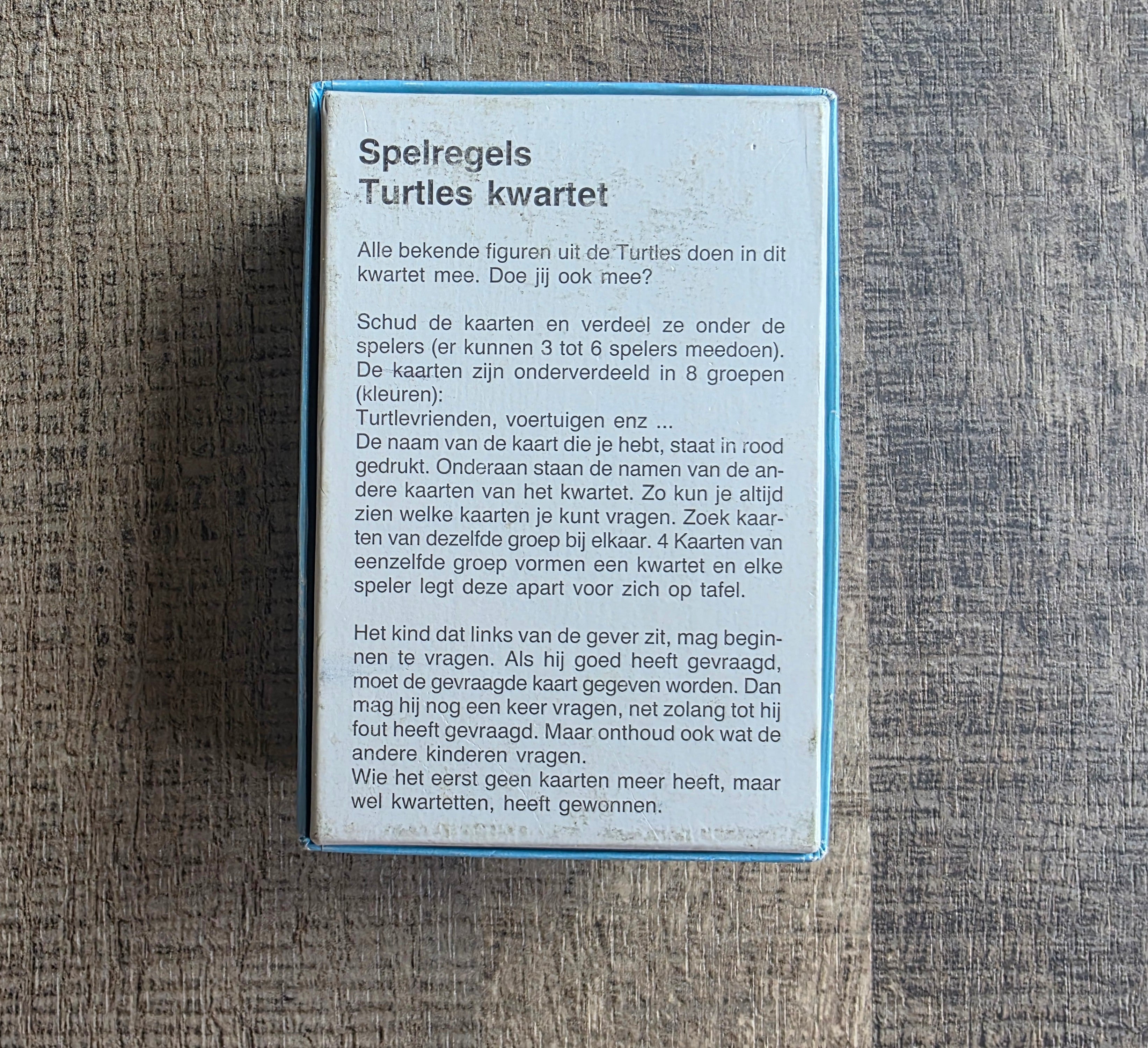 Teenage Mutant Hero Turtles kwartet Selecta 1990