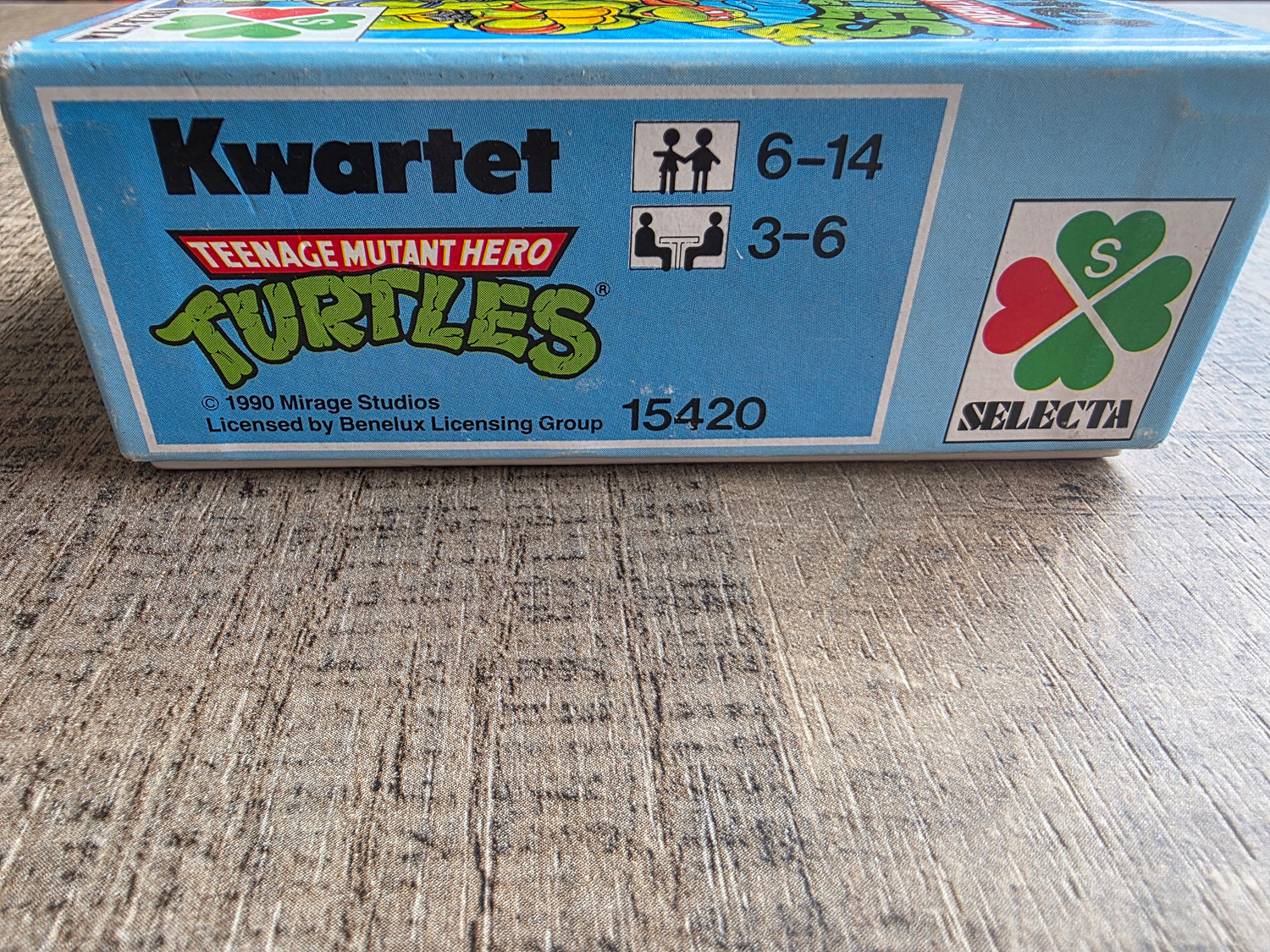 Teenage Mutant Hero Turtles kwartet Selecta 1990