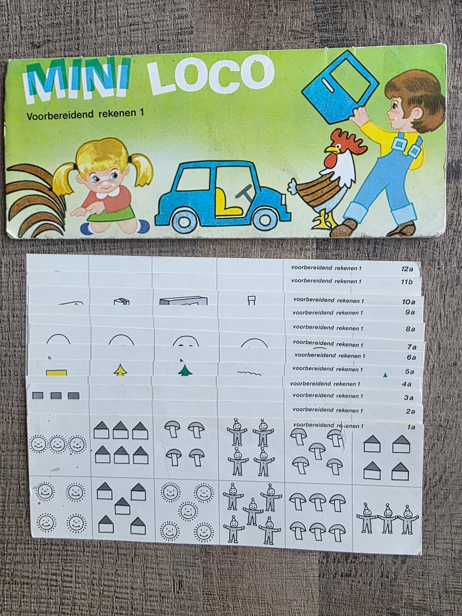 Mini loco kleuterpakket rekenen + ontwikkelingsoefeningen