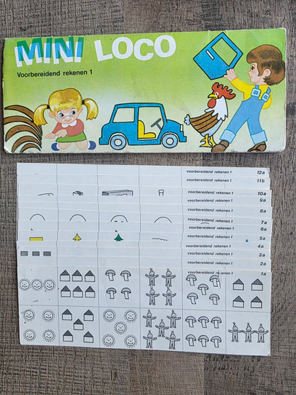 Mini loco kleuterpakket rekenen + ontwikkelingsoefeningen