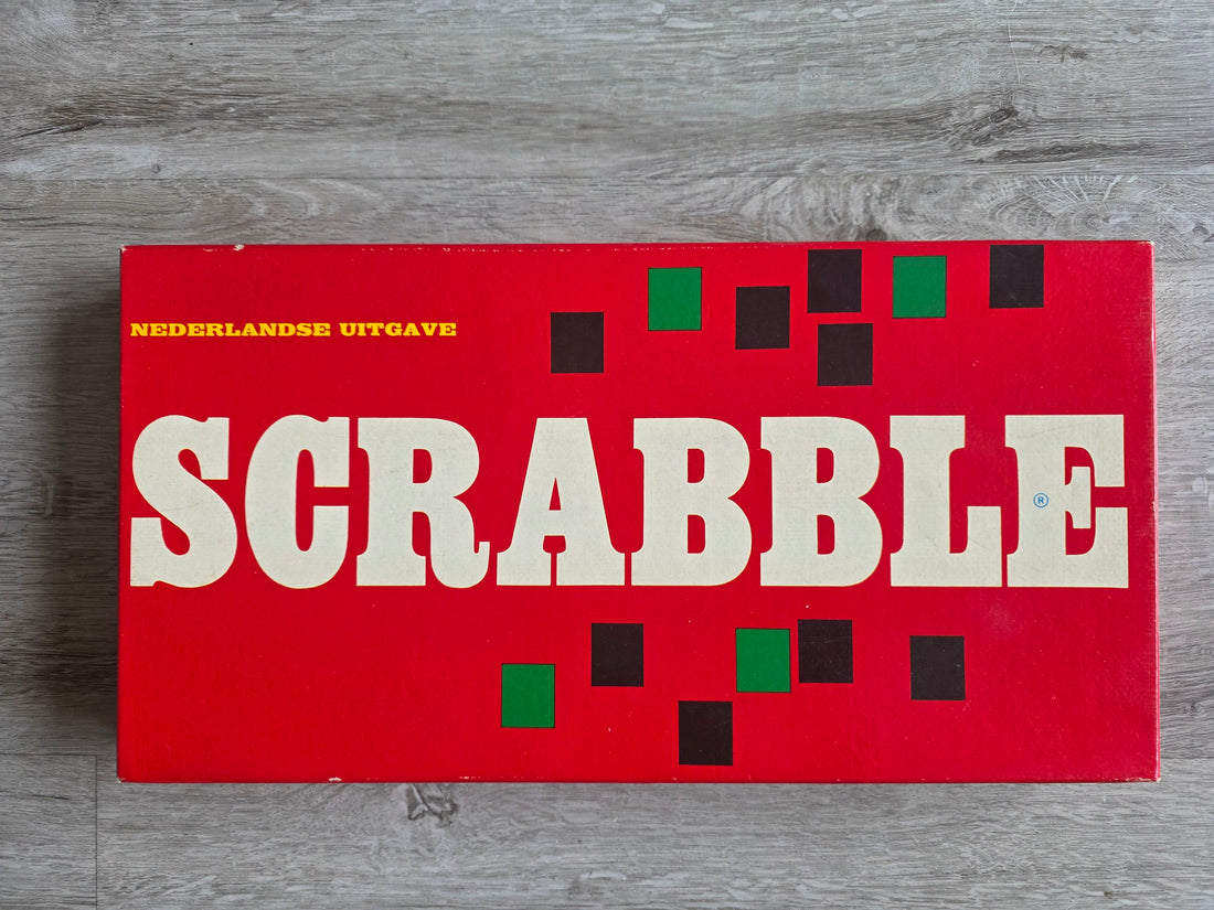 Vintage Scrabble Nederlandse uitgave compleet met houten letters