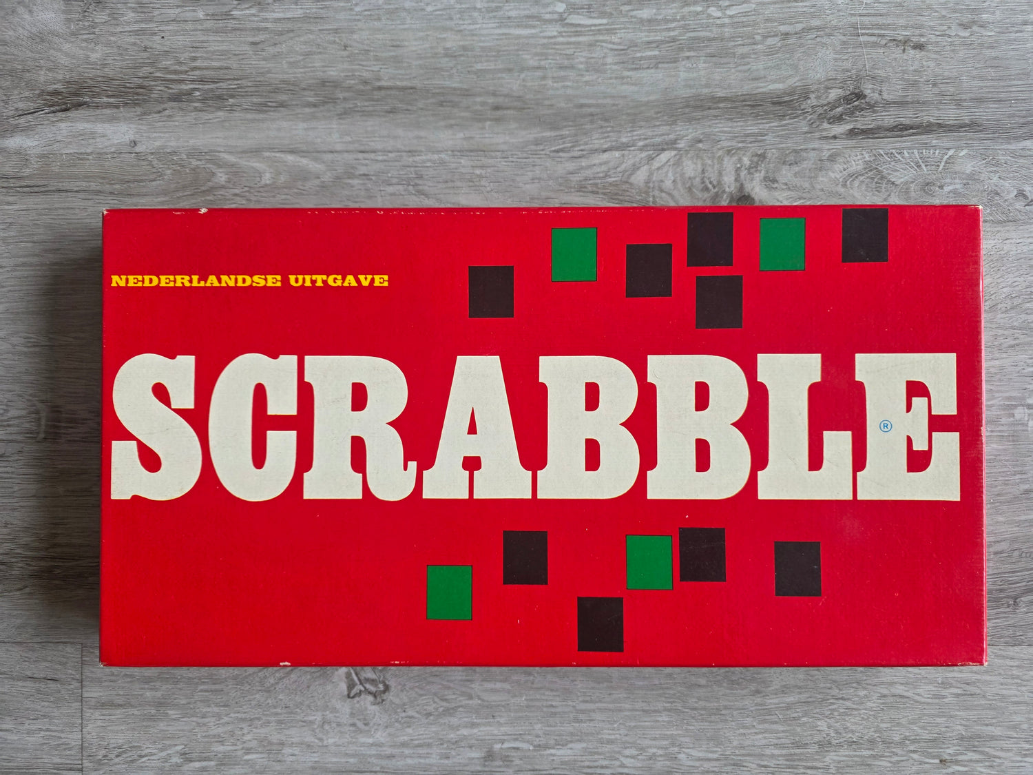 Vintage Scrabble Nederlandse uitgave compleet met houten letters