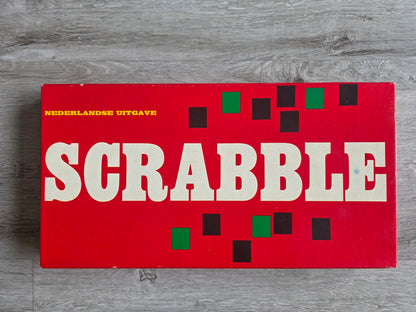 Vintage Scrabble Nederlandse uitgave compleet met houten letters