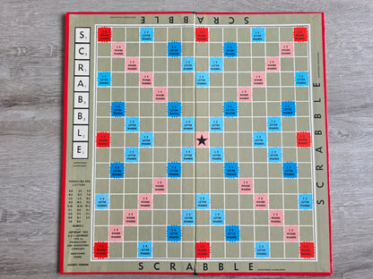 Vintage Scrabble Nederlandse uitgave compleet met houten letters