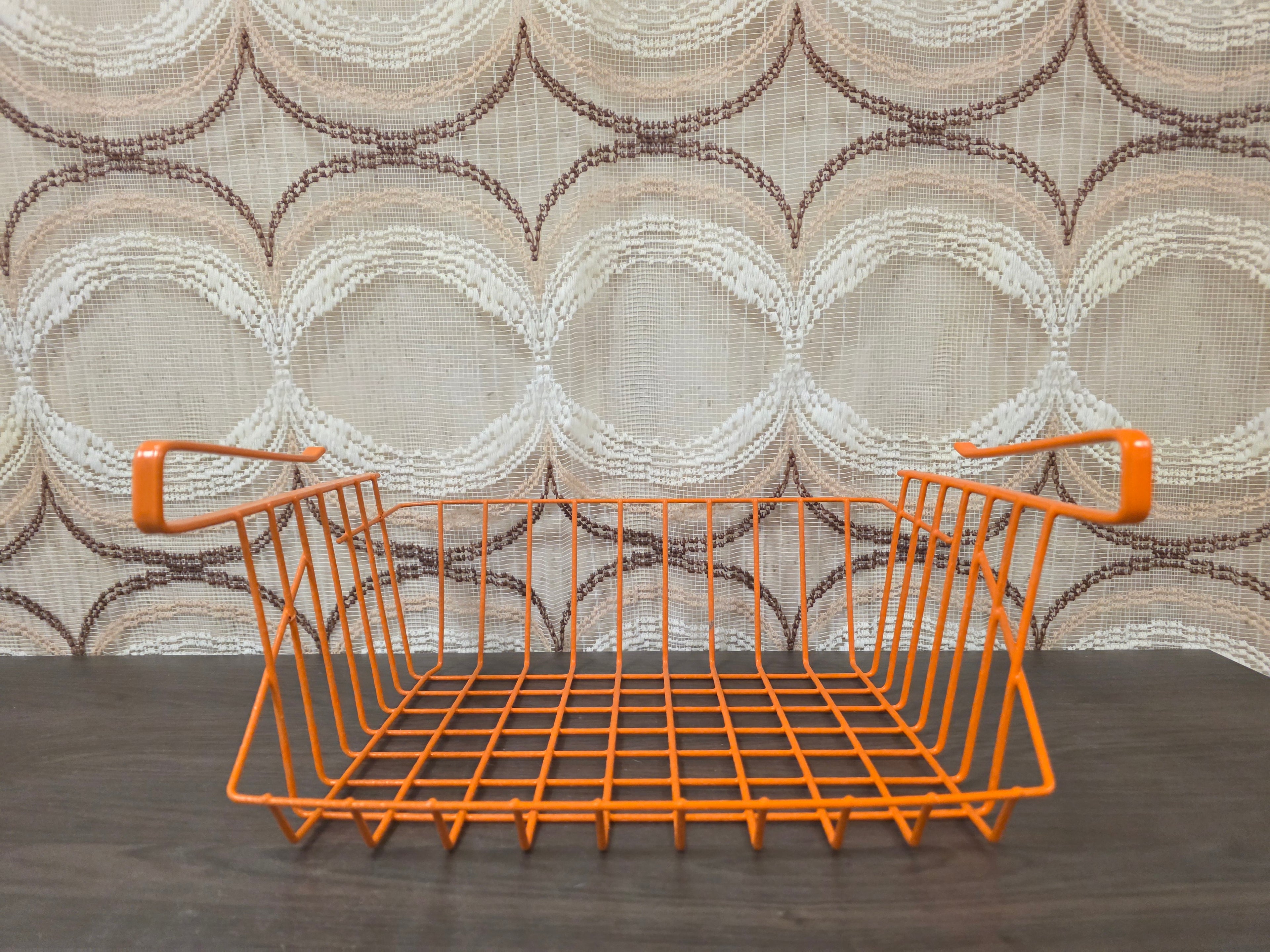 Vintage Tomado Barbertje draadmand oranje