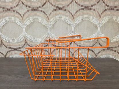 Vintage Tomado Barbertje draadmand oranje