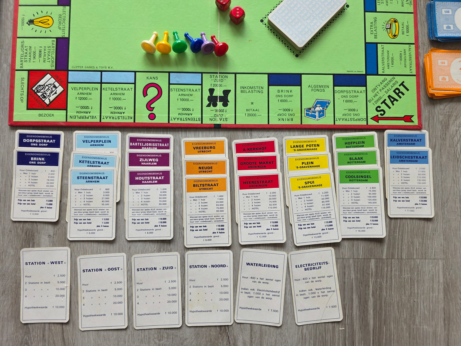 Vintage Monopoly Clipper bordspel
