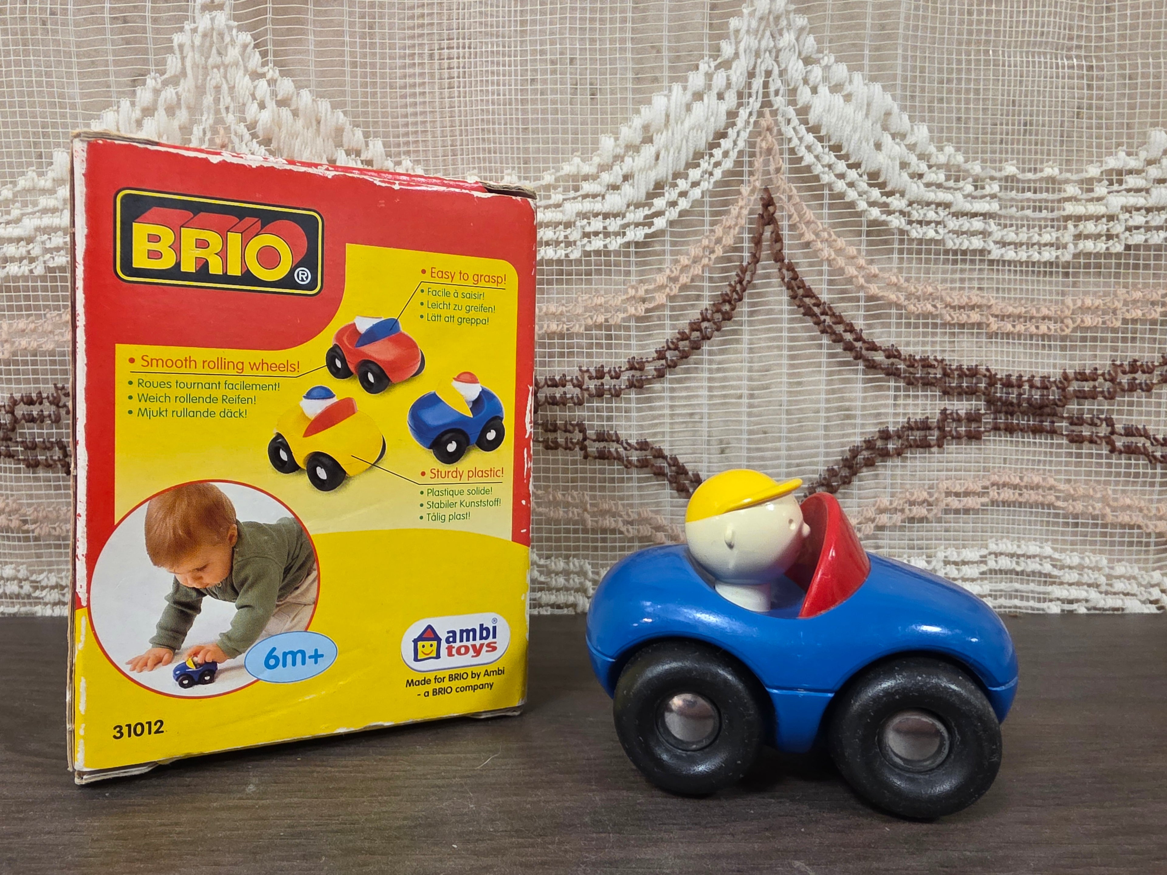 Vintage BRIO Ambi Toys Pocket Car 31012 met originele doos
