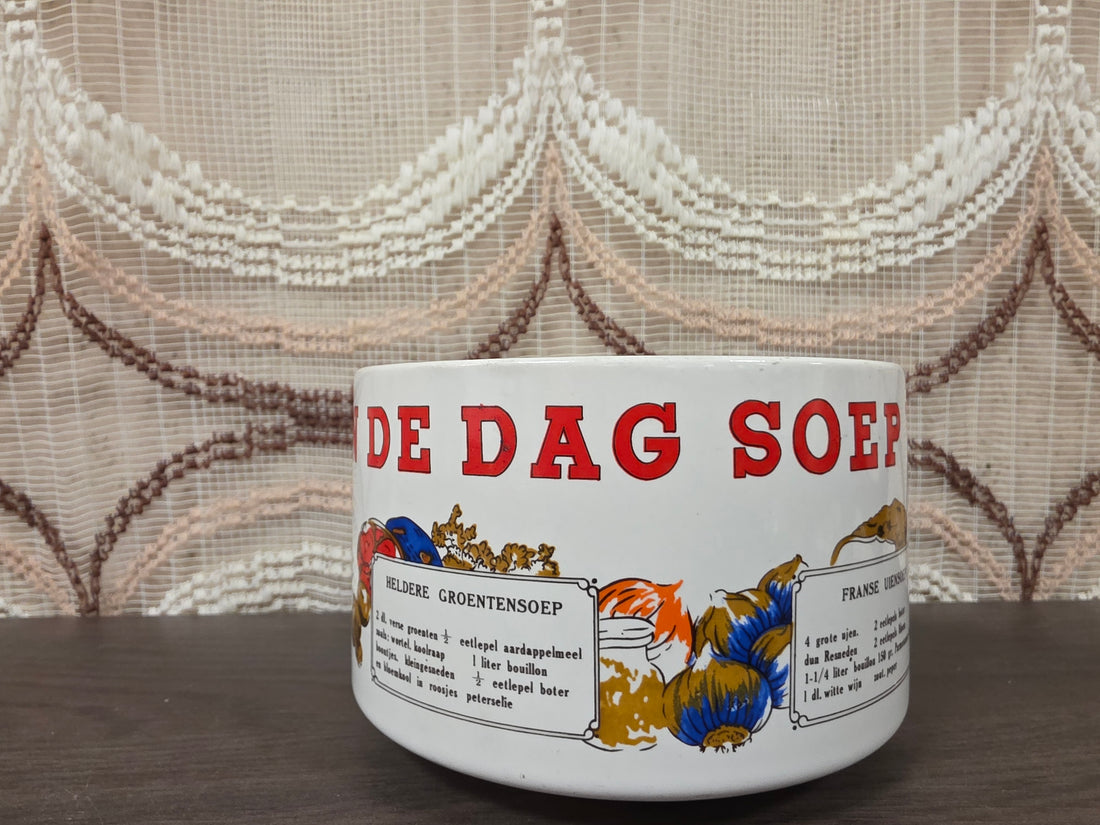 Soepkom ‘Soep van de dag’ met 3 recepten