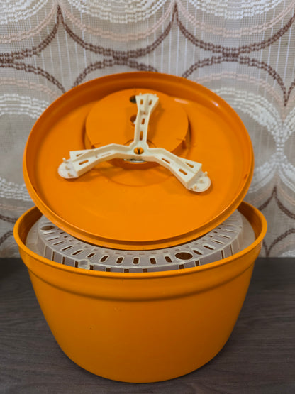 Vintage Moulinex slacentrifuge oranje jaren 70