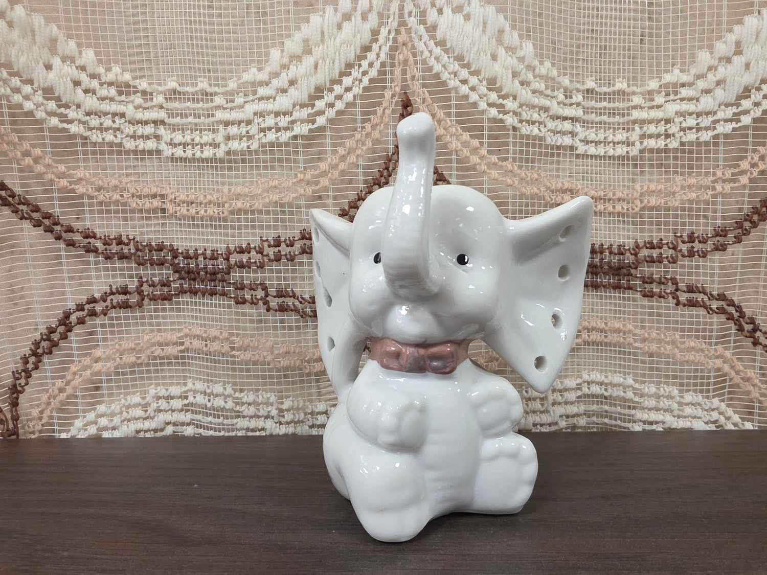 Vintage olifant sieradenhouder voor oorbellen