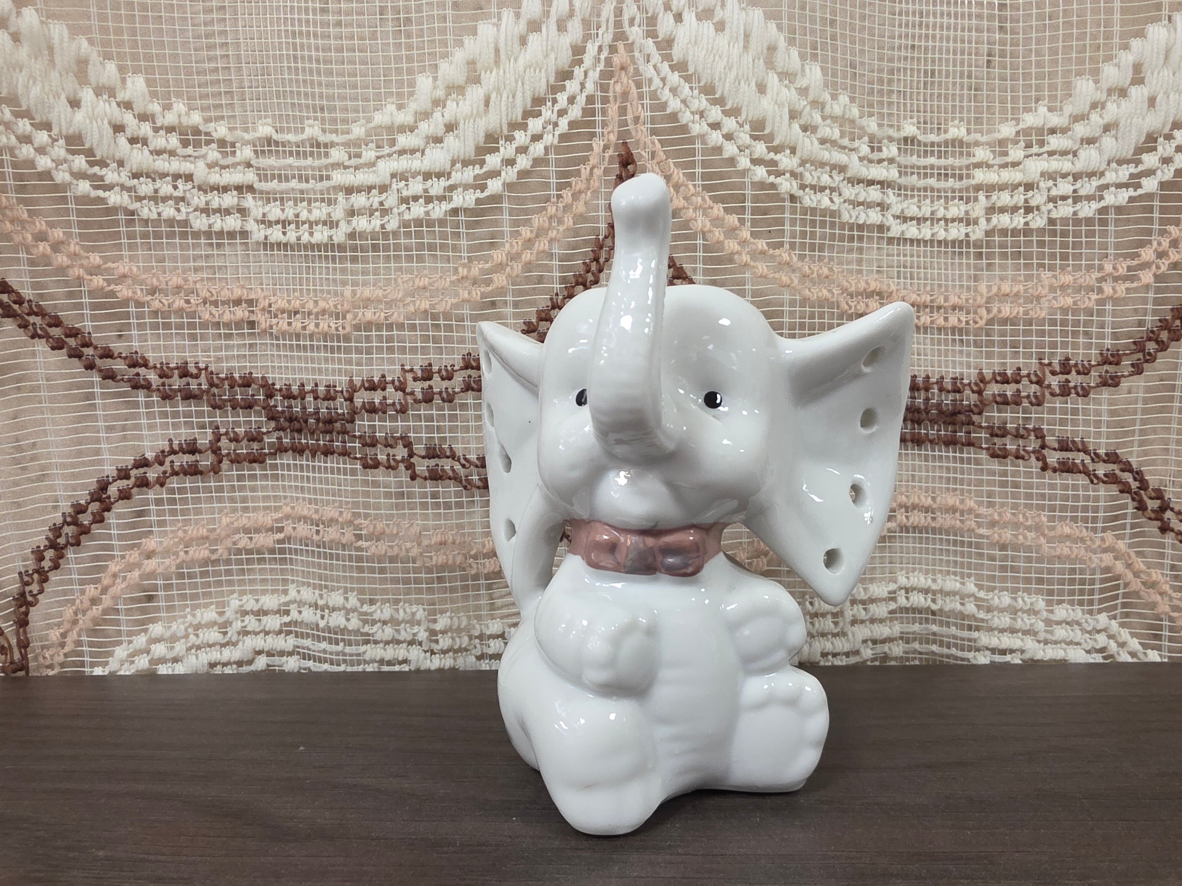 Vintage olifant sieradenhouder voor oorbellen