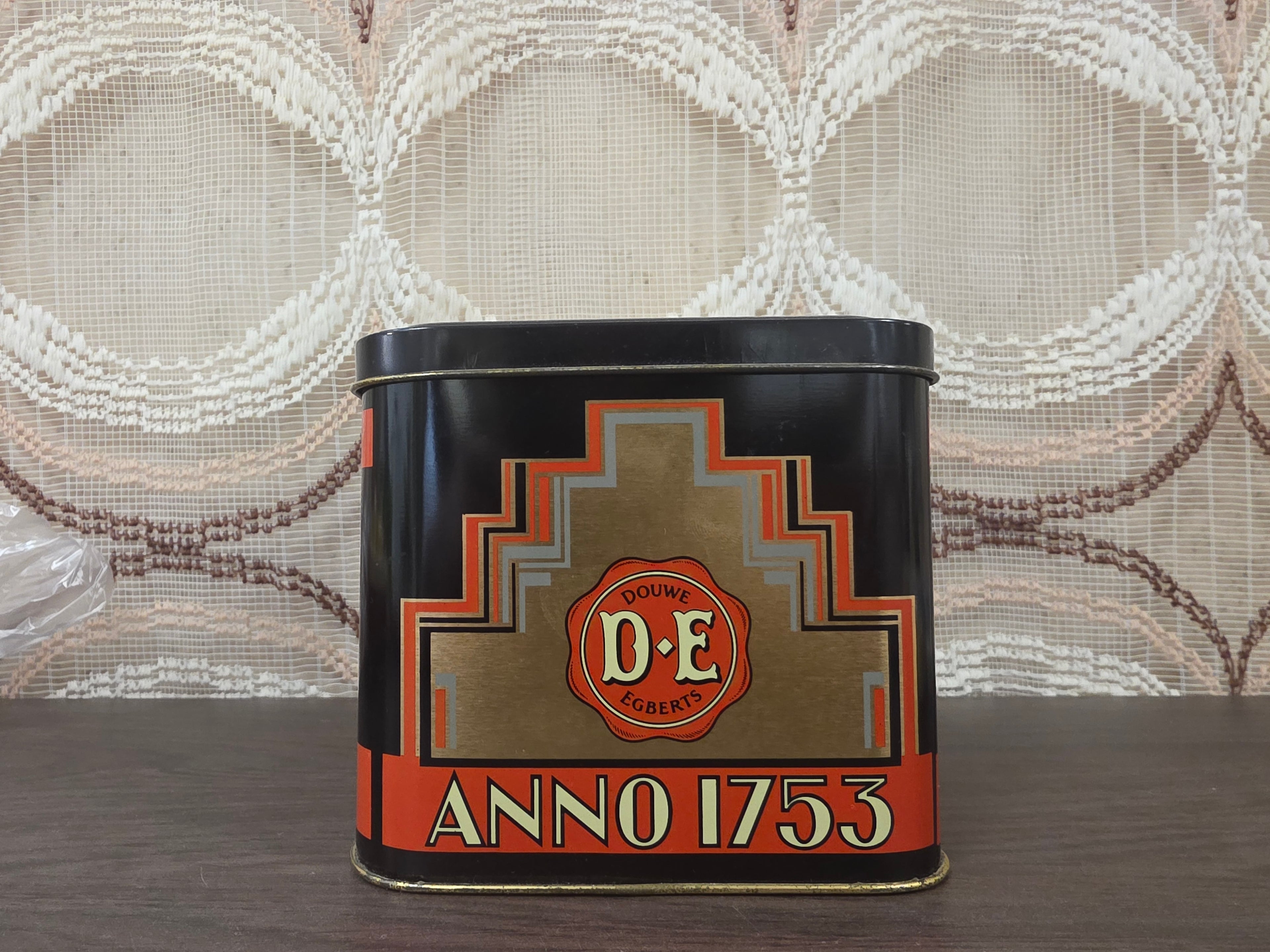 Vintage Douwe Egberts Aroma koffie blik