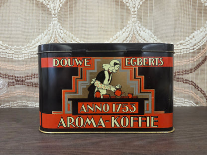 Vintage Douwe Egberts Aroma koffie blik