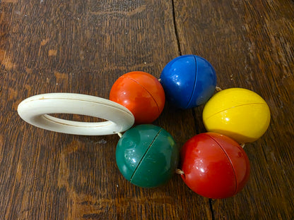 Ambi toys rammelaar gekleurde ballen