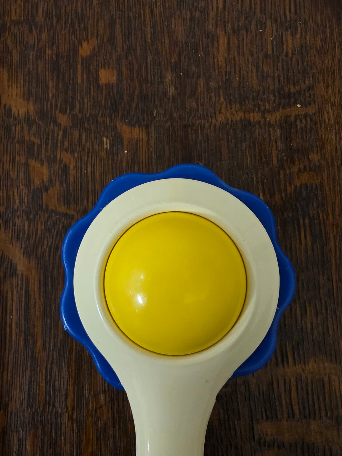 Ambi Toys rammelaar Handy Dandy blauwe rand