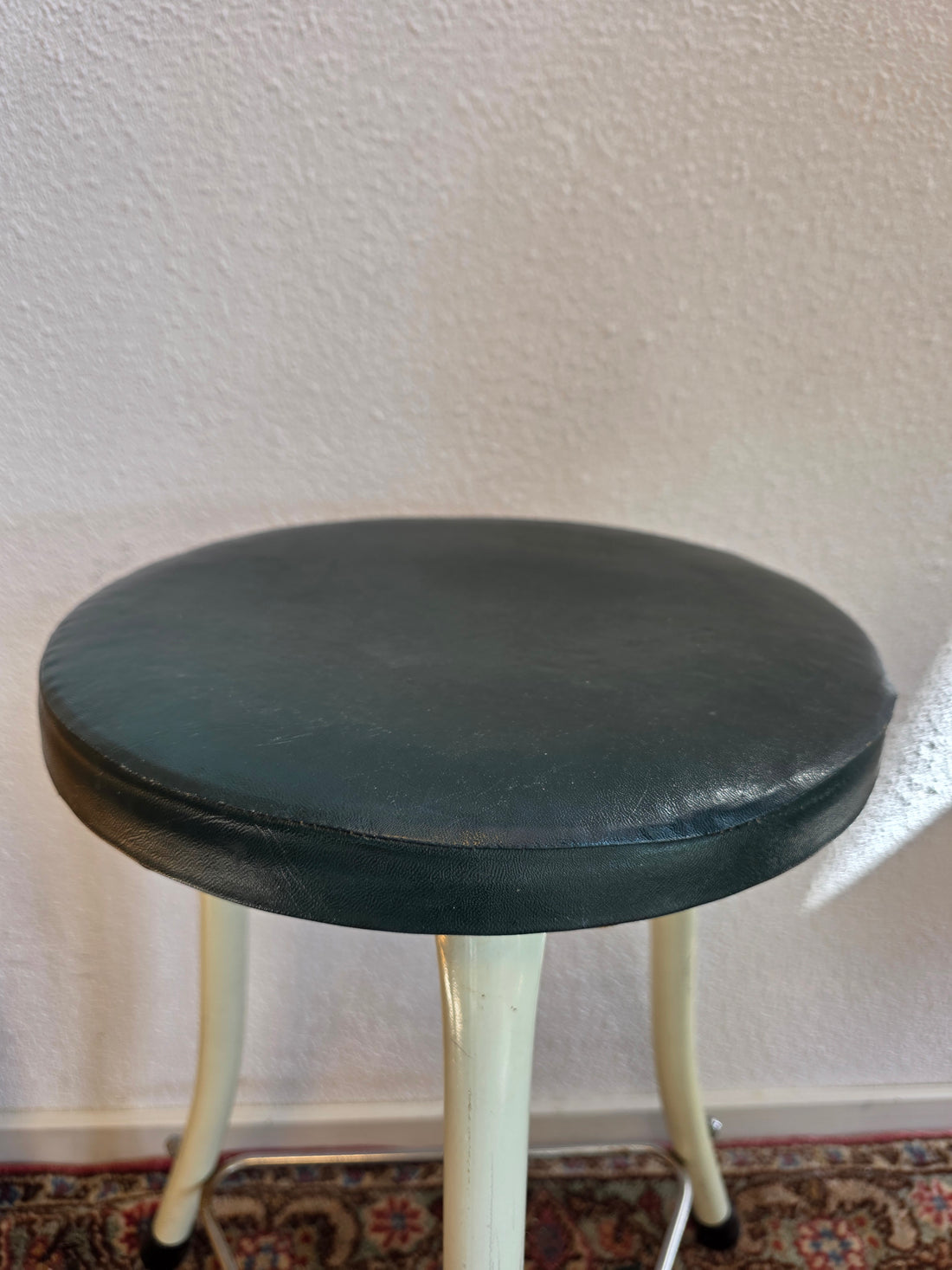 Brabantia metalen kruk groen - wit
