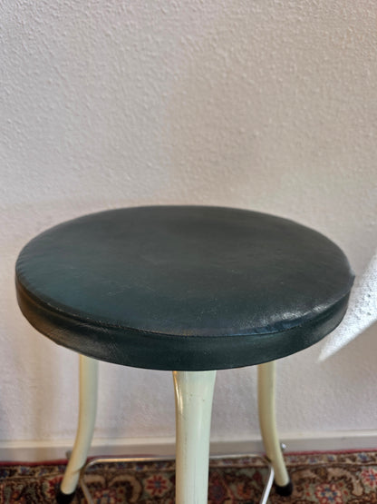 Brabantia metalen kruk groen - wit