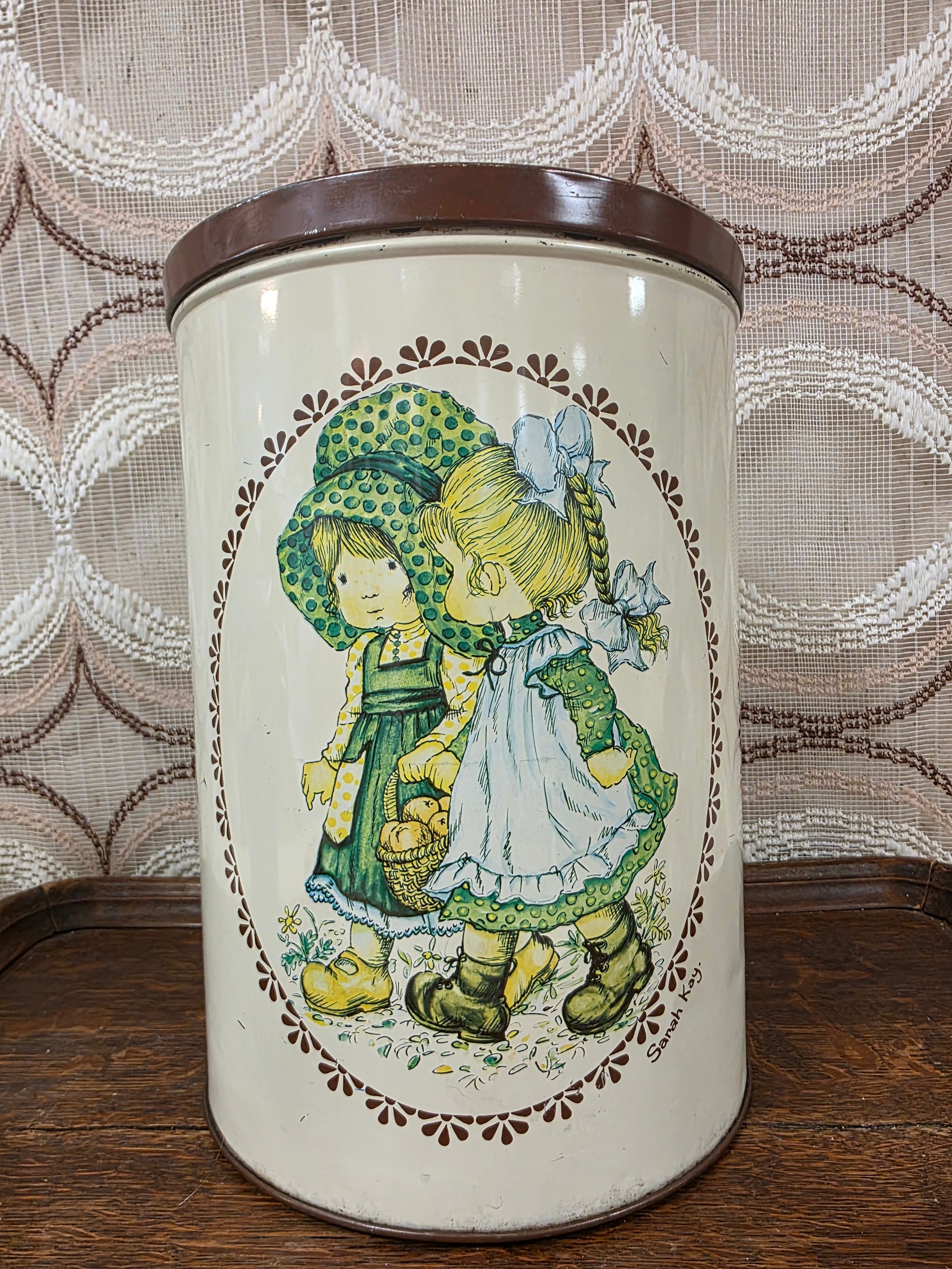 Vintage Sarah Kay blik met 3 afbeeldingen – 28 cm