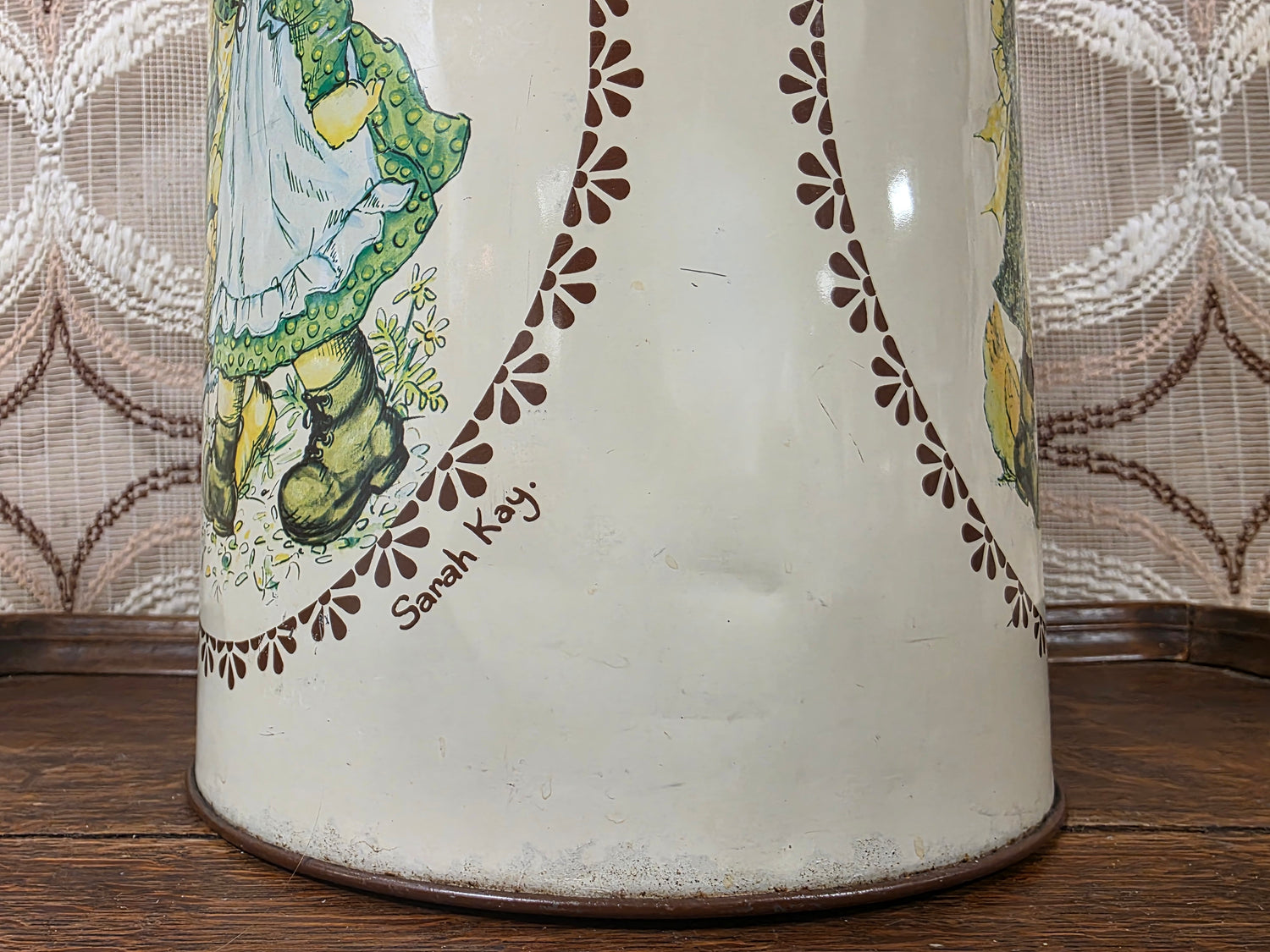 Vintage Sarah Kay blik met 3 afbeeldingen – 28 cm