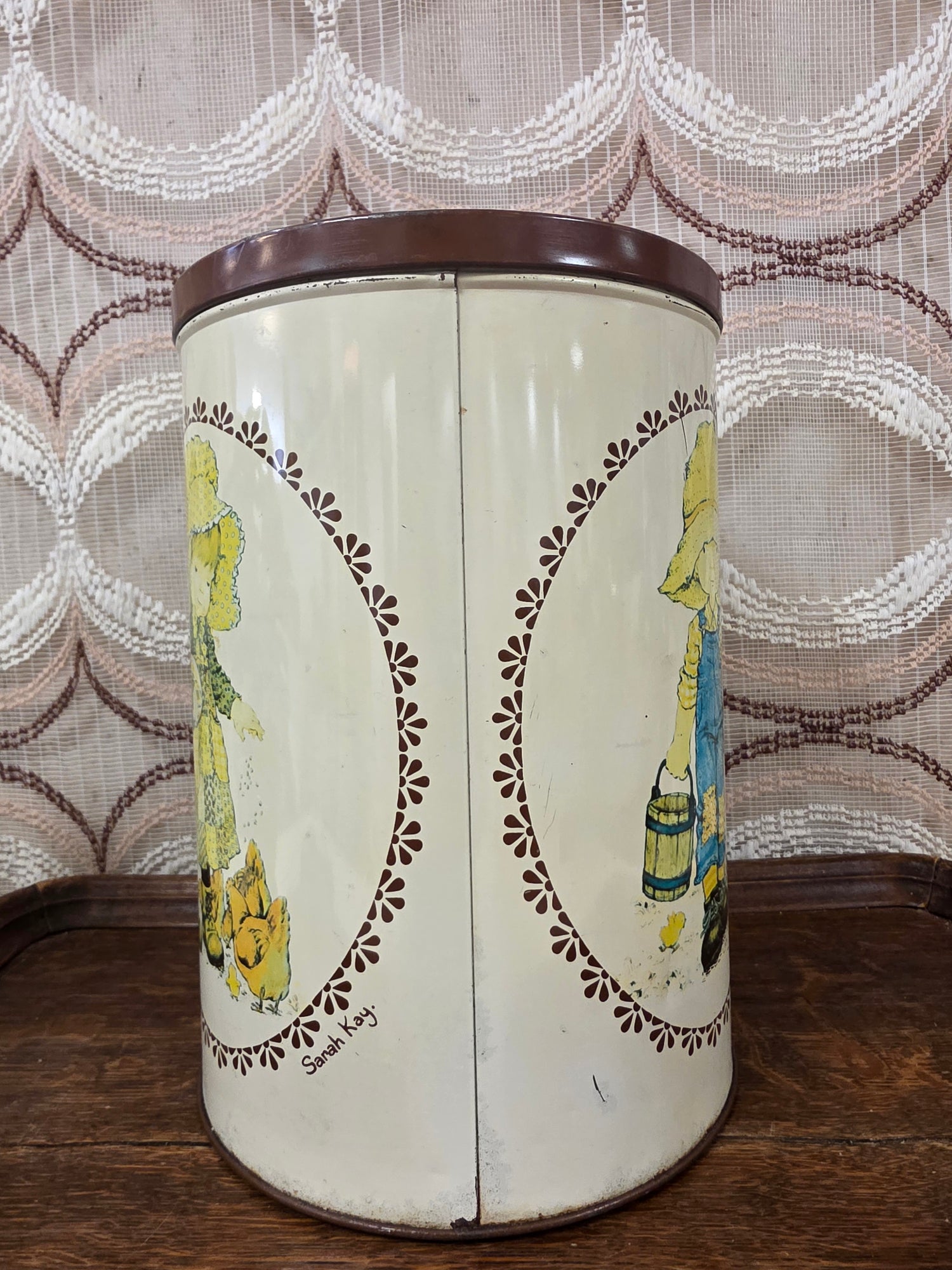 Vintage Sarah Kay blik met 3 afbeeldingen – 28 cm
